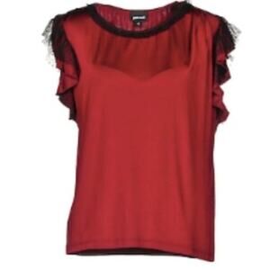 Just Cavalli sleeveless blouse Red size 8